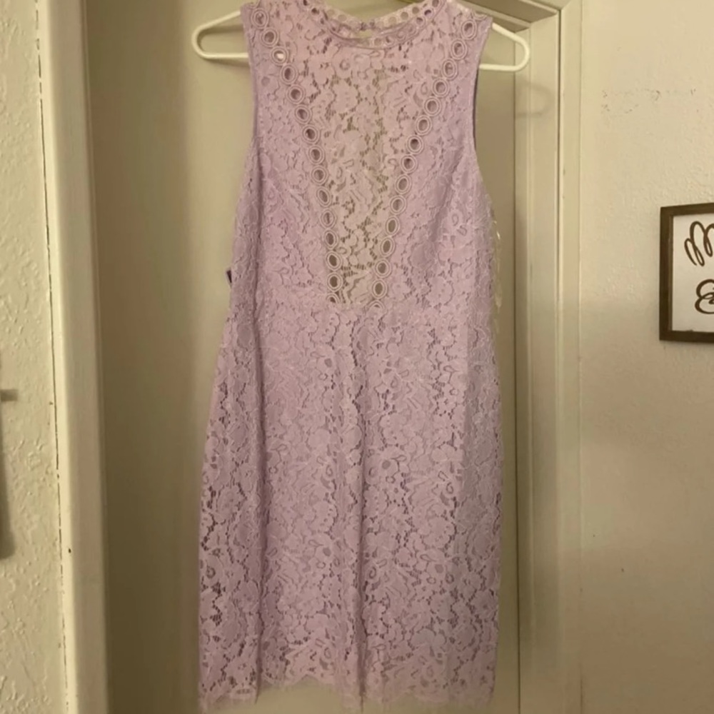 Lace Purple Dress